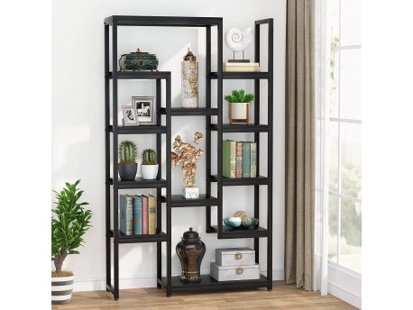 HANAH HOME Polica za knjige Zen Black