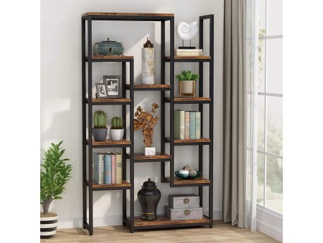 HANAH HOME Polica za knjige Zen Brown