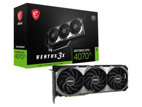 MSI NVidia GeForce RTX 4070 Ti 12GB RTX 4070 Ti VENTUS 3X E1 12G OC grafička karta