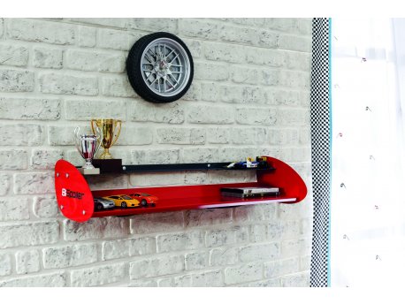 HANAH HOME Zidna polica Champion Racer Hanger Shelf