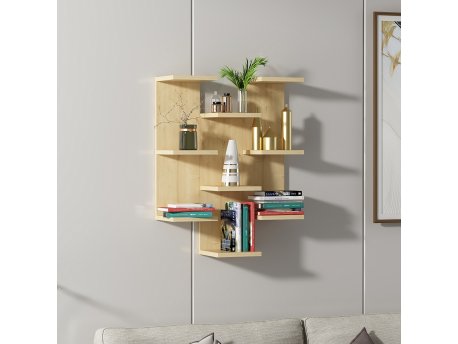 HANAH HOME Zidna polica Texas Oak