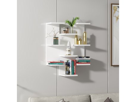 HANAH HOME Zidna polica Texas White