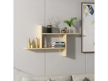HANAH HOME Zidna polica Ryan Oak