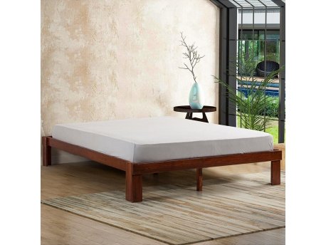 HANAH HOME Bračni krevet Soft 140 Walnut