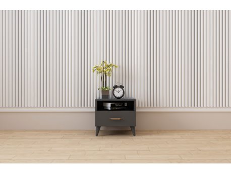 HANAH HOME Noćni stočić Lavinia 002 Anthracite