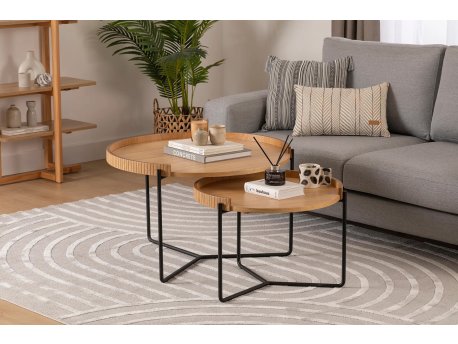 HANAH HOME Set stolova Mandy Natural