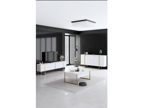 HANAH HOME Set za dnevnu sobu Luxe White Gold