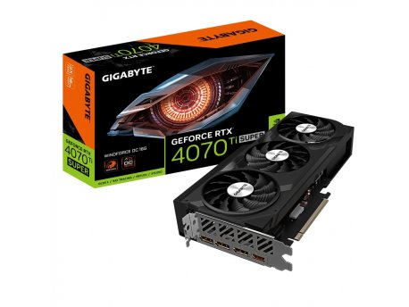 GIGABYTE GeForce RTX 4070 Ti SUPER WINDFORCE OC 16GB GDDR6X 256bit GV-N407TSWF3OC-16GD