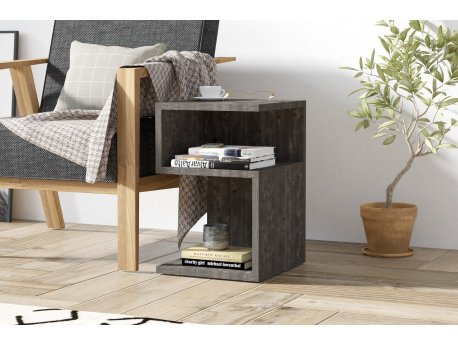 HANAH HOME Pomoćni stočić Carol Anthracite
