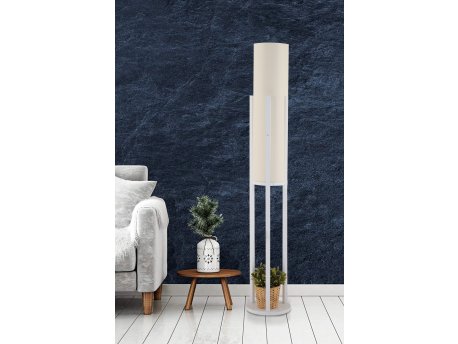 OPVIQ Podna lampa Circle Dor White