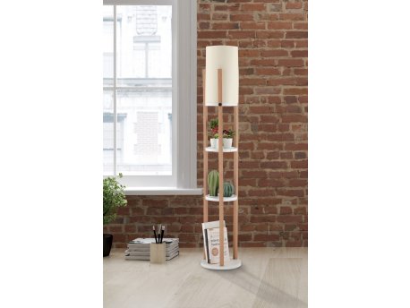 OPVIQ Podna lampa Circle Nora White