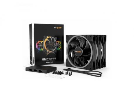 BE QUIET Triple-Pack Light Wings ARGB LED 140mm PWM BL078