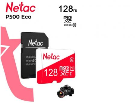 NETAC Micro SDXC 128GB P500 ECO NT02P500ECO-128G-R sa adapterom