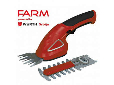 FARM powered by wurth Baterijski trimer za travu/živu ogradu 3,6V FZO3600E