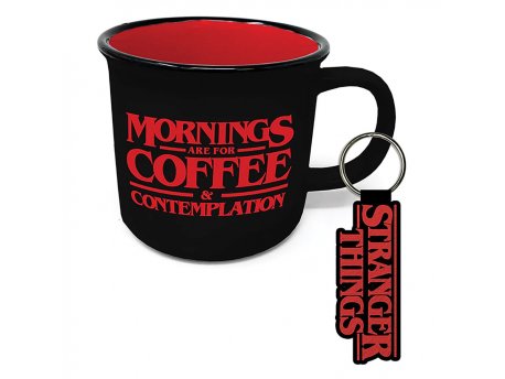 Pyramid International Stranger Things Campfire Mug and Keychain Set