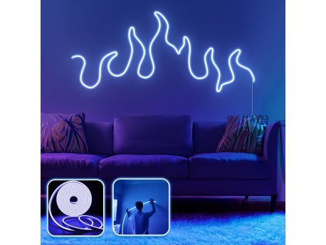 OPVIQ Zidna LED dekoracija Flames XL Blue