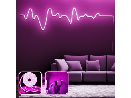 OPVIQ Zidna LED dekoracija Gamer Adrenaline XL Pink
