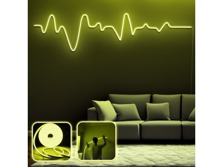OPVIQ Zidna LED dekoracija Gamer Adrenaline XL Yellow