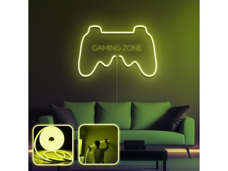 OPVIQ Zidna LED dekoracija Gamer Room Large Yellow