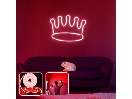 OPVIQ Zidna LED dekoracija King Large Red