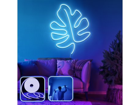OPVIQ Zidna LED dekoracija Leaf Large Blue