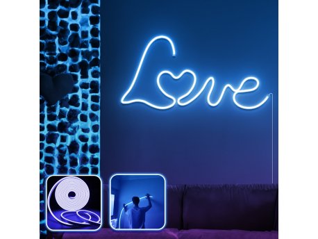 OPVIQ Zidna LED dekoracija Love in Love Large Blue