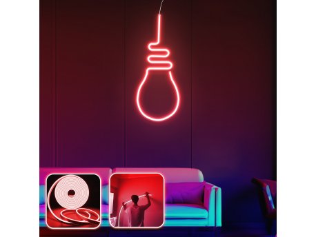 OPVIQ Zidna LED dekoracija Bulb Light Medium Red