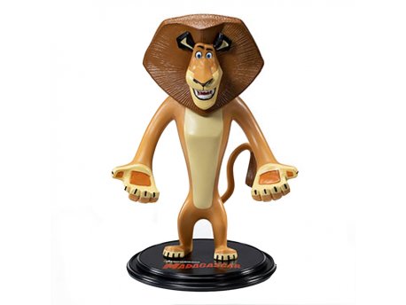NOBLE COLLECTION Universal - Bendyfigs - Madagascar Alex