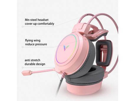 RAPOO Slusalice Gaming VH610 7.1 USB pink