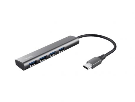 TRUST USB HUB-3.2/4xUSB HALYX siva
