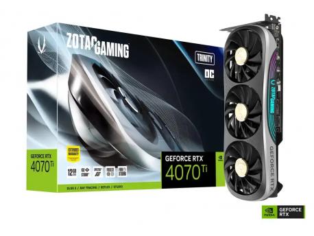 ZOTAC Gaming GeForce RTX 4070 TI Trinity OC 12GB GDDR6X ZT-D40710J-10P