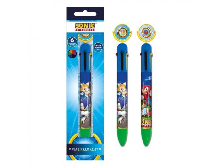 Pyramid International Sonic The Hedgehog - Ring Spin Multi Colour Pen