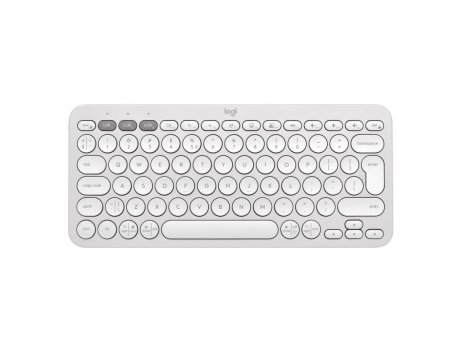 LOGITECH K380s Bluetooth Pebble Keys 2 US bela tastatura