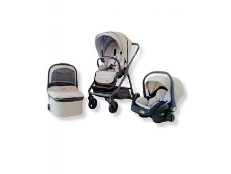 BBO MamaMia kolica za bebe 3 u 1 Beige