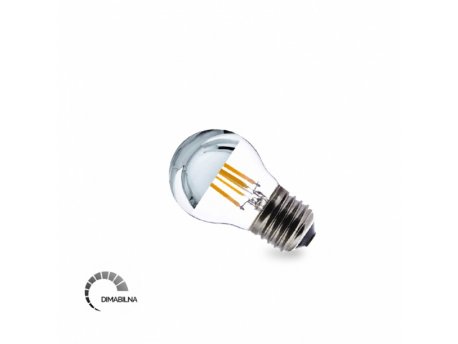 BBLINK LED Filament sijalica G45 4W E27 2700K Top Silver