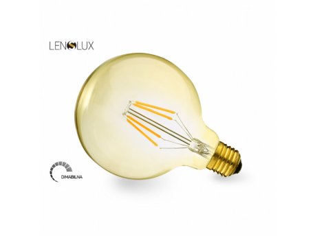 BBLINK LED Filament sijalica G95 6W E27 2200K Amber