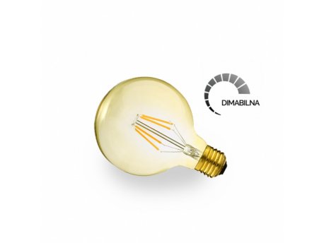 BBLINK LED Filament sijalica G95 4W E27 2700K Amber