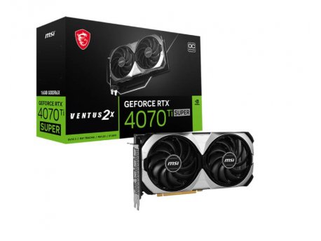 MSI NVidia GeForce RTX 4070 Ti 16GB 256bit RTX 4070 Ti SUPER 16G VENTUS 2X OC grafička karta