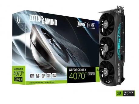 ZOTAC GAMING GeForceRTX 4070 Ti Super Trinity BlackEdition 16GB DDR6 256bit ZT-D40730D-10P