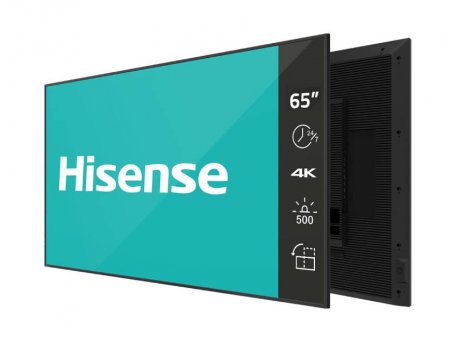 Hisense 65'' 65DM66D 4K UHD 500 nita Digital Signage Display - 24/7 Operation
