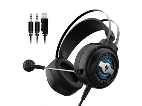 Nubwo Gaming slušalice N1 PRO LED USB + 3.5mm crne