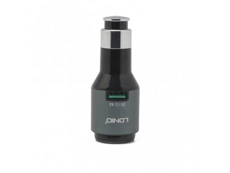 LDNIO CM20 auto punjač sa bluetooth slušalicom crni