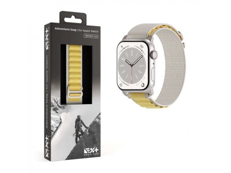 NEXT ONE Adventure Loop for Apple Watch 41mm - White/Yellow