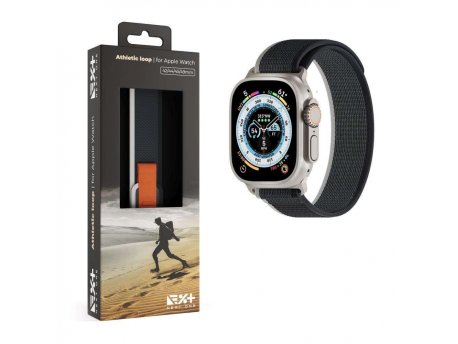 NEXT ONE Athletic Loop for Apple Watch 45/49mm - Black
