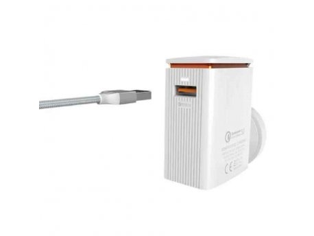 LDNIO A1301Q QC3.0 USB kućni punjač sa iPhone 6/6S kablom