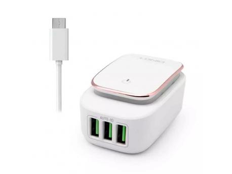 LDNIO A3305 3xUSB kućni punjač sa micro USB kablom