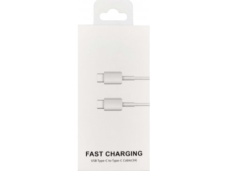 GEMBIRD CCP-AMCM-AMCM-1.0w ** Gembird 3A PD kabl USB-C na USB-C, USB3.0, 1m, white (159)