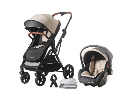 Coccolle Amani Kolica za bebe 3u1 - Bež