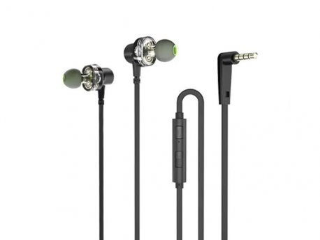 AWEI Z1 Slušalice, Dual Dynamic Drivers, Crne