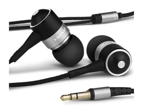 AWEI ES-Q3 slušalice 3.5mm Crne